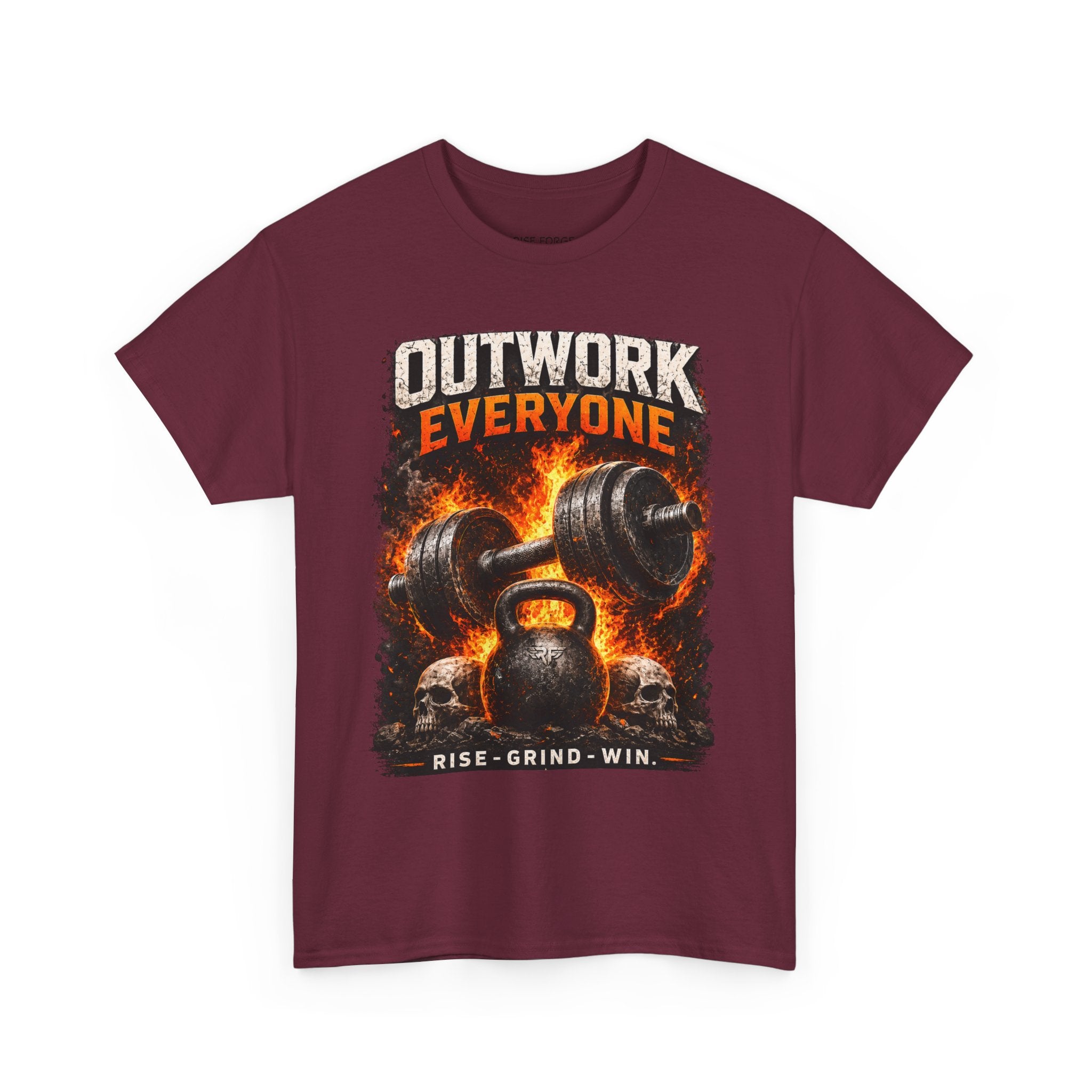 Rise Forge – Outwork Everyone 
Unisex Heavy Cotton Tee