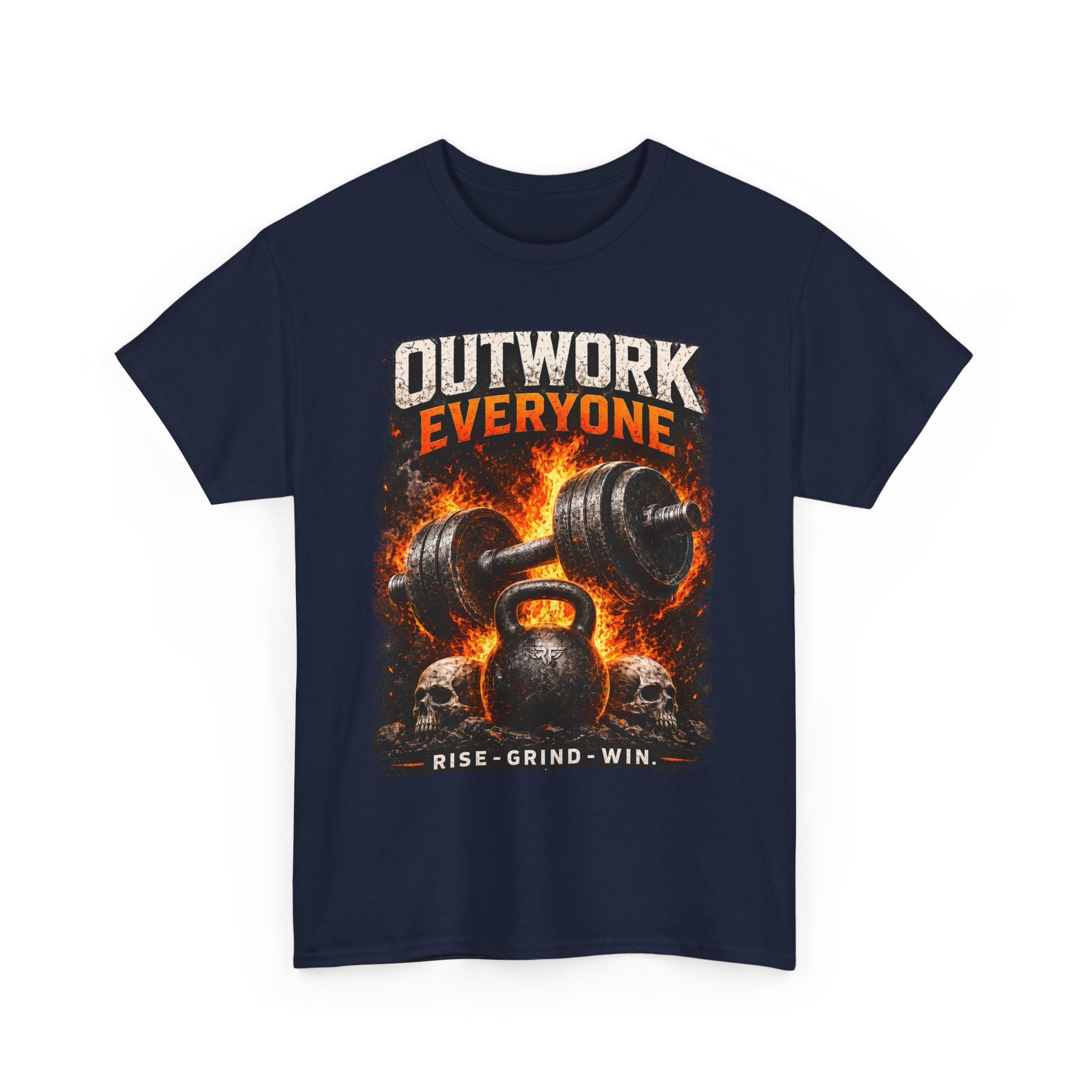 Rise Forge – Outwork Everyone 
Unisex Heavy Cotton Tee