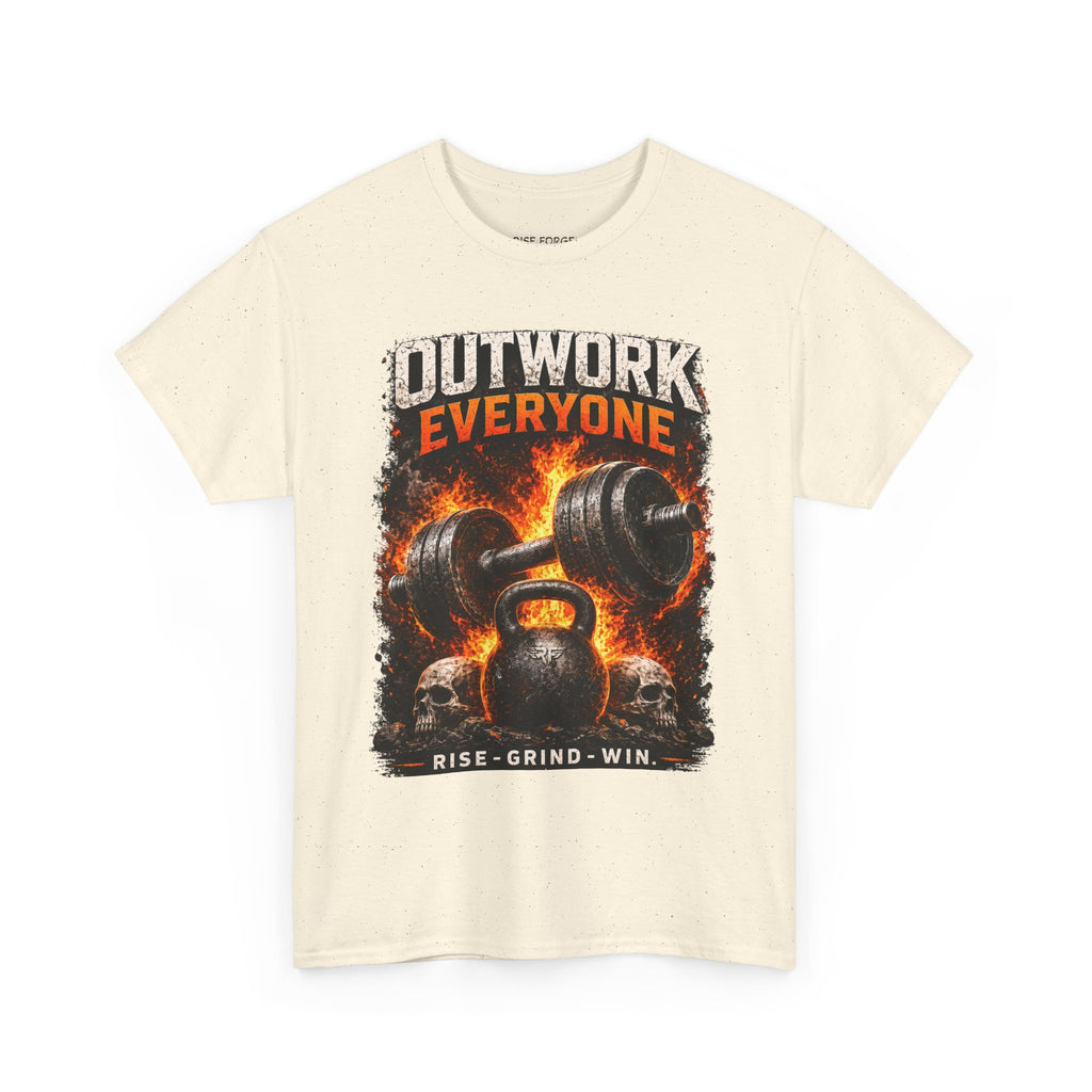 Rise Forge – Outwork Everyone 
Unisex Heavy Cotton Tee