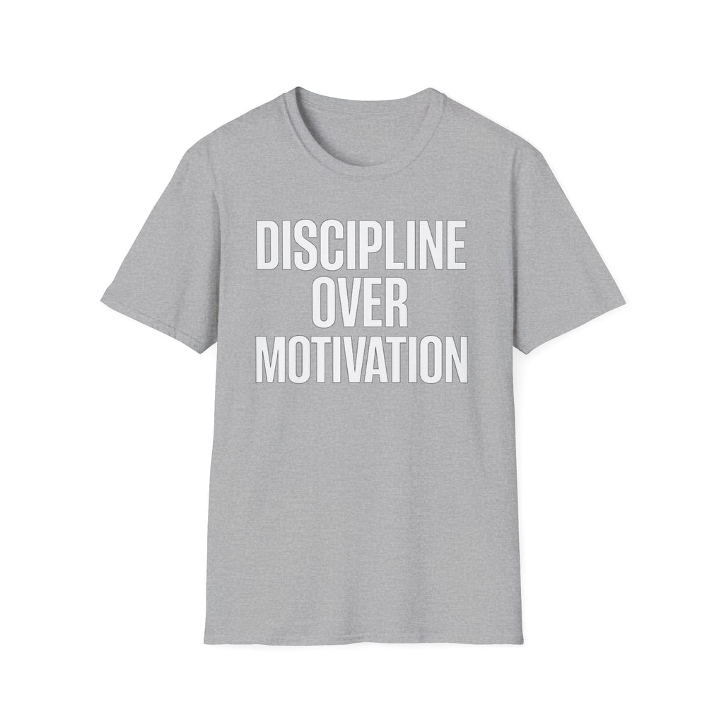 Discipline Over Motivation – Premium Softstyle T-Shirt