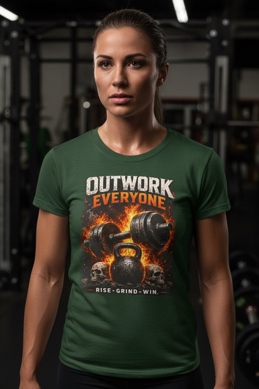 Rise Forge – Outwork Everyone 
Unisex Heavy Cotton Tee
