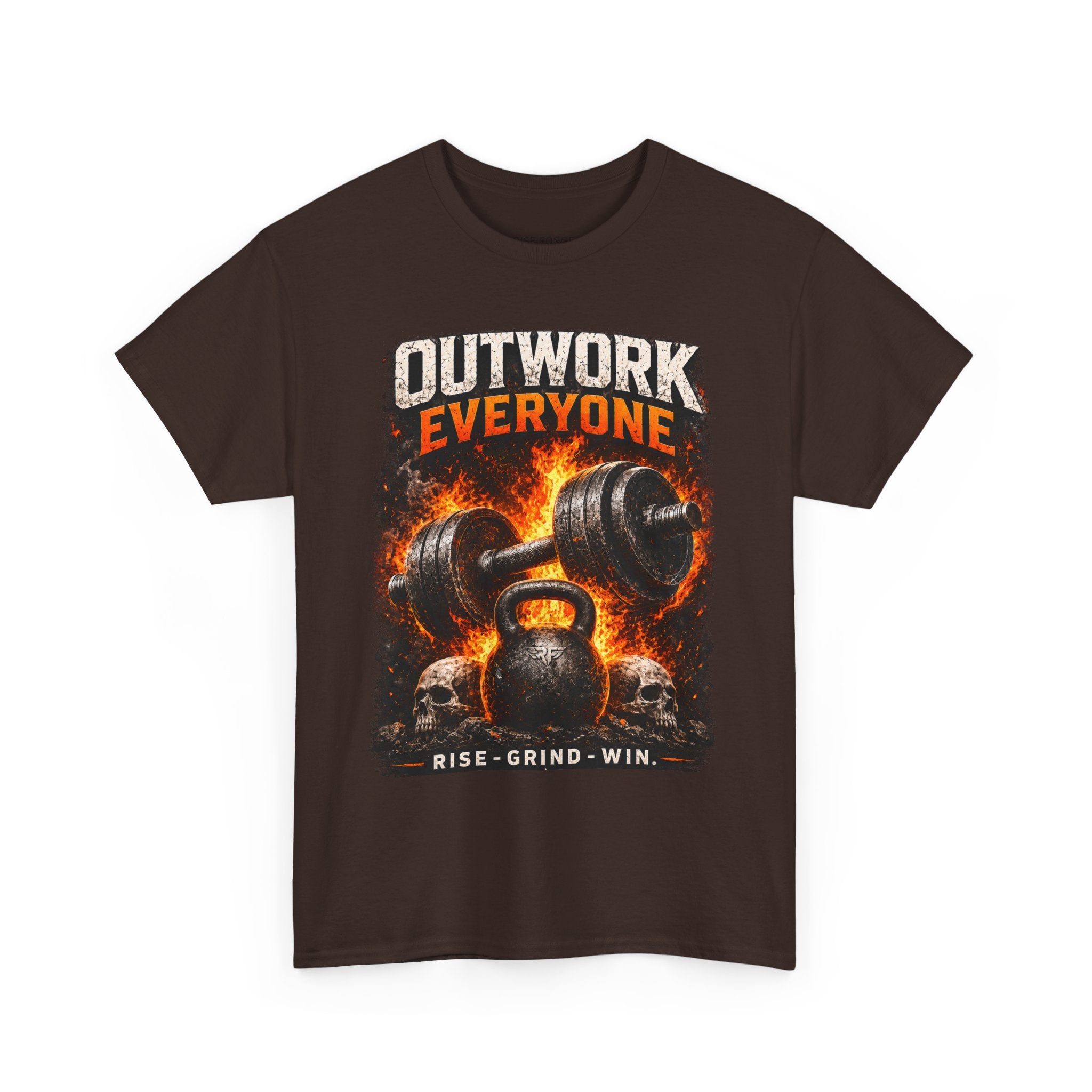 Rise Forge – Outwork Everyone 
Unisex Heavy Cotton Tee