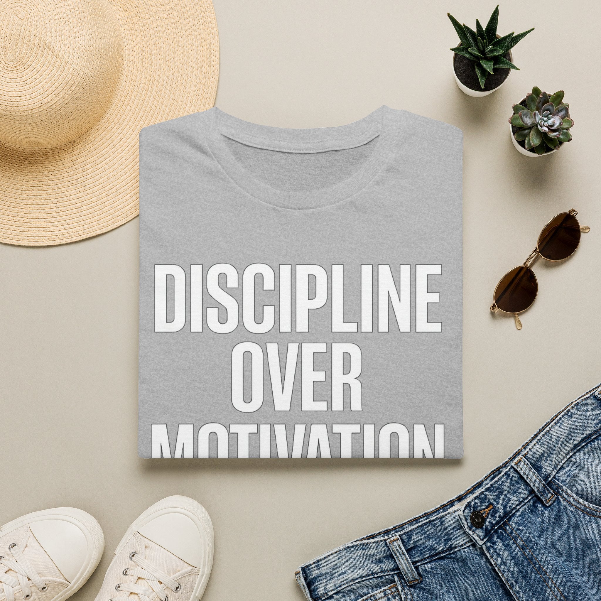 Discipline Over Motivation – Premium Softstyle T-Shirt
