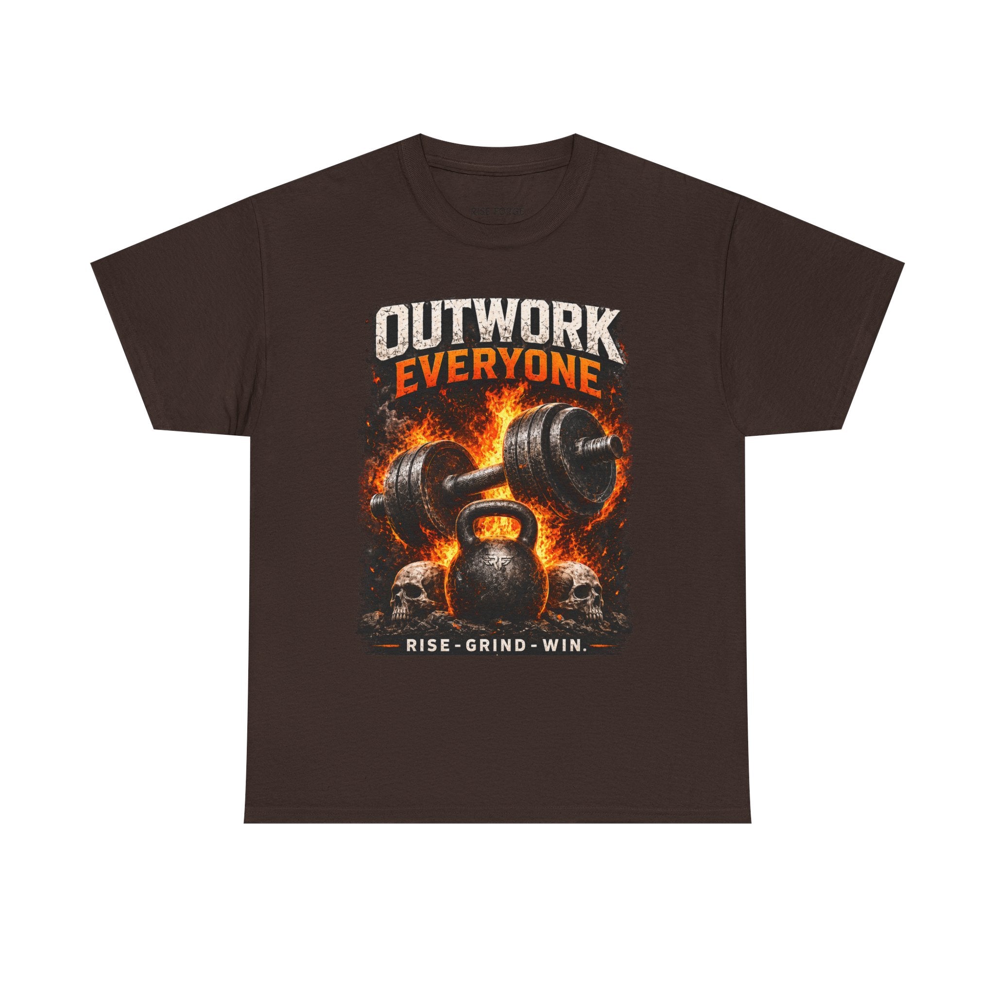 Rise Forge – Outwork Everyone 
Unisex Heavy Cotton Tee