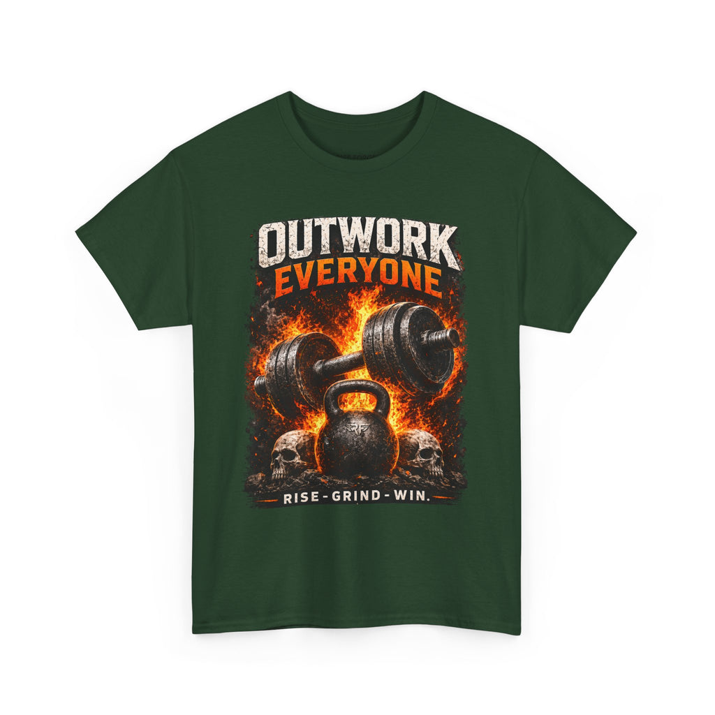 Rise Forge – Outwork Everyone 
Unisex Heavy Cotton Tee