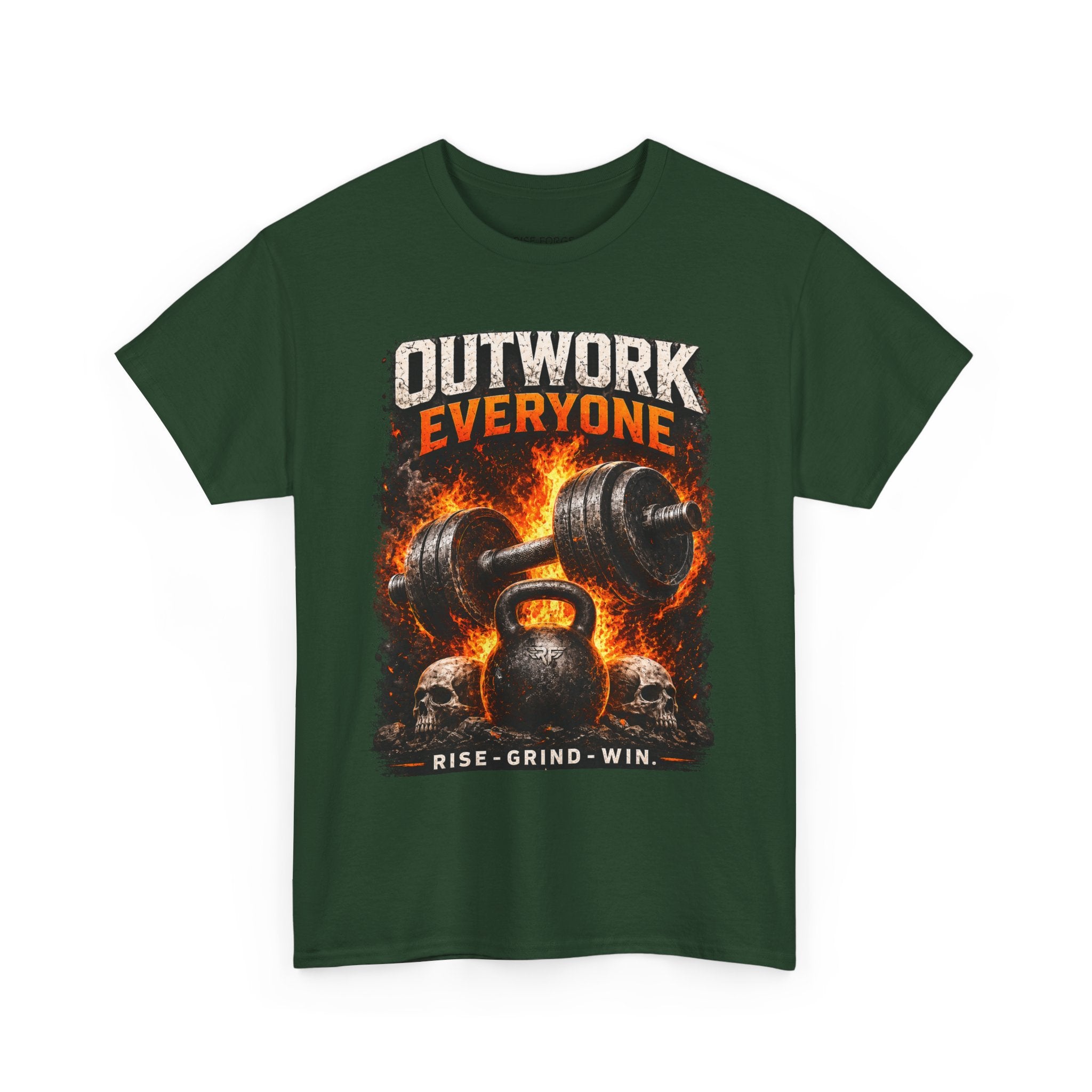 Rise Forge – Outwork Everyone 
Unisex Heavy Cotton Tee