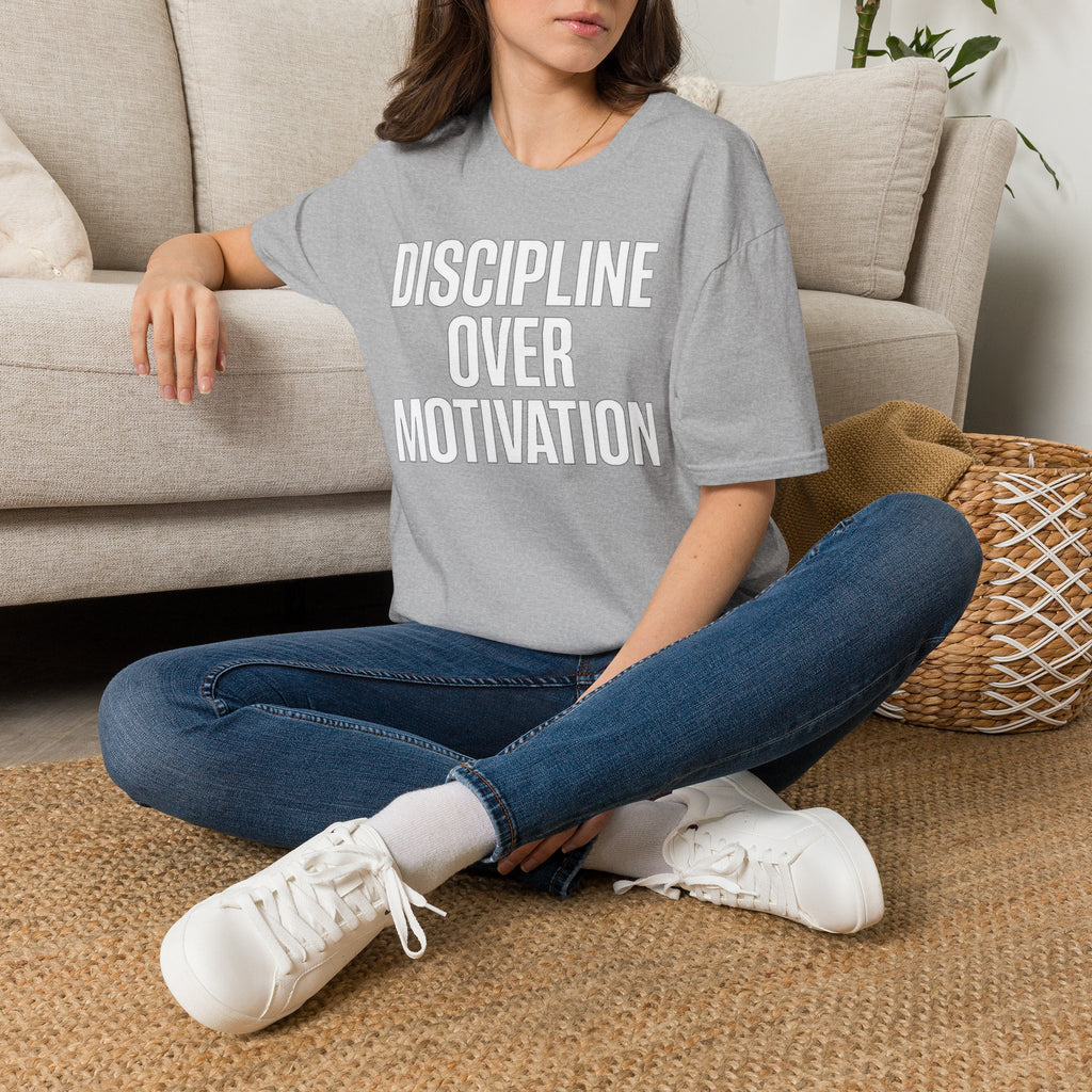 Discipline Over Motivation – Premium Softstyle T-Shirt